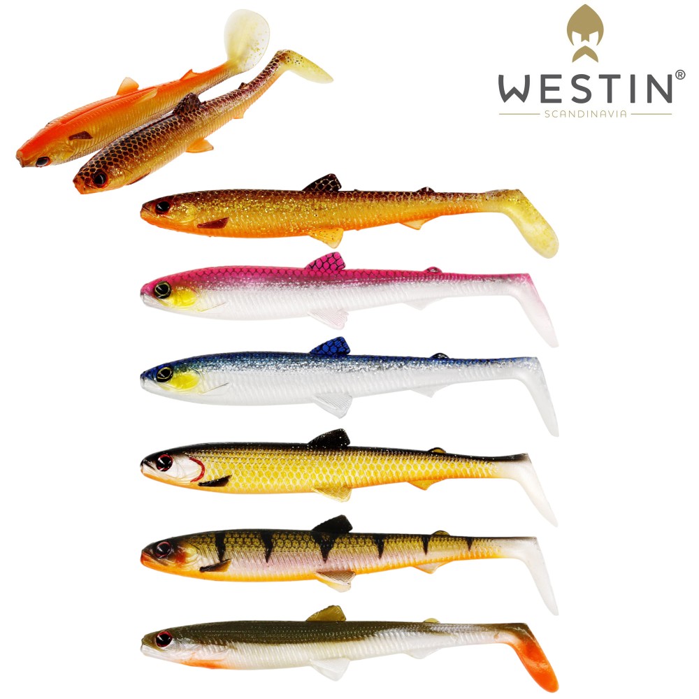 Westin BullTeez 9.5cm - Bass Orange - 7g - 2 Stück