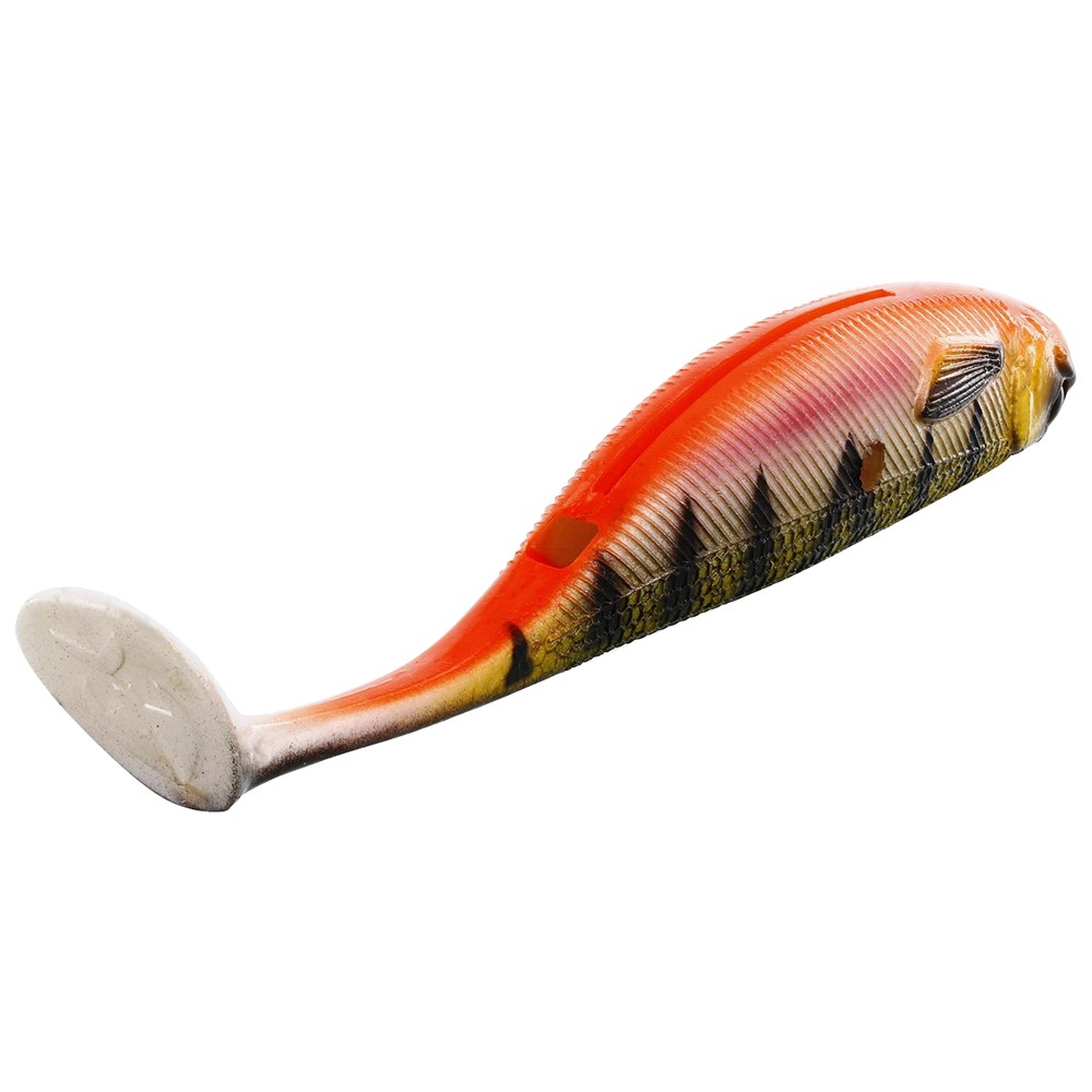 Westin ShadTeez Hollow Gummifisch 8cm - Bass Orange - 4g - 3 Stück