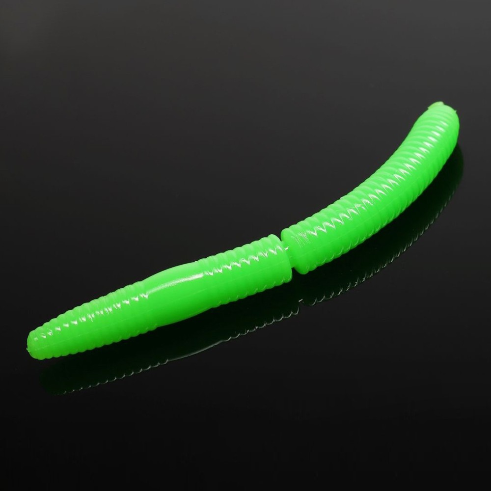 Libra Lures Fatty D´Worm Creaturebait 7,5cm - hot apple green - 10Stück