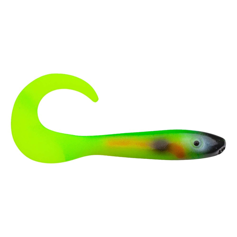 Svartzonker Sweden McRubber Tail Twister 11cm - Parrot - 4.5g - 10 Stück