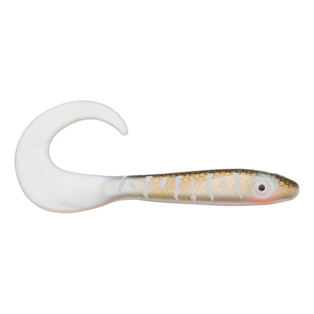 Svartzonker Sweden McRubber Tail Twister Barsch Gummiköder 11cm - Pike - 4.5g - 10 Stück