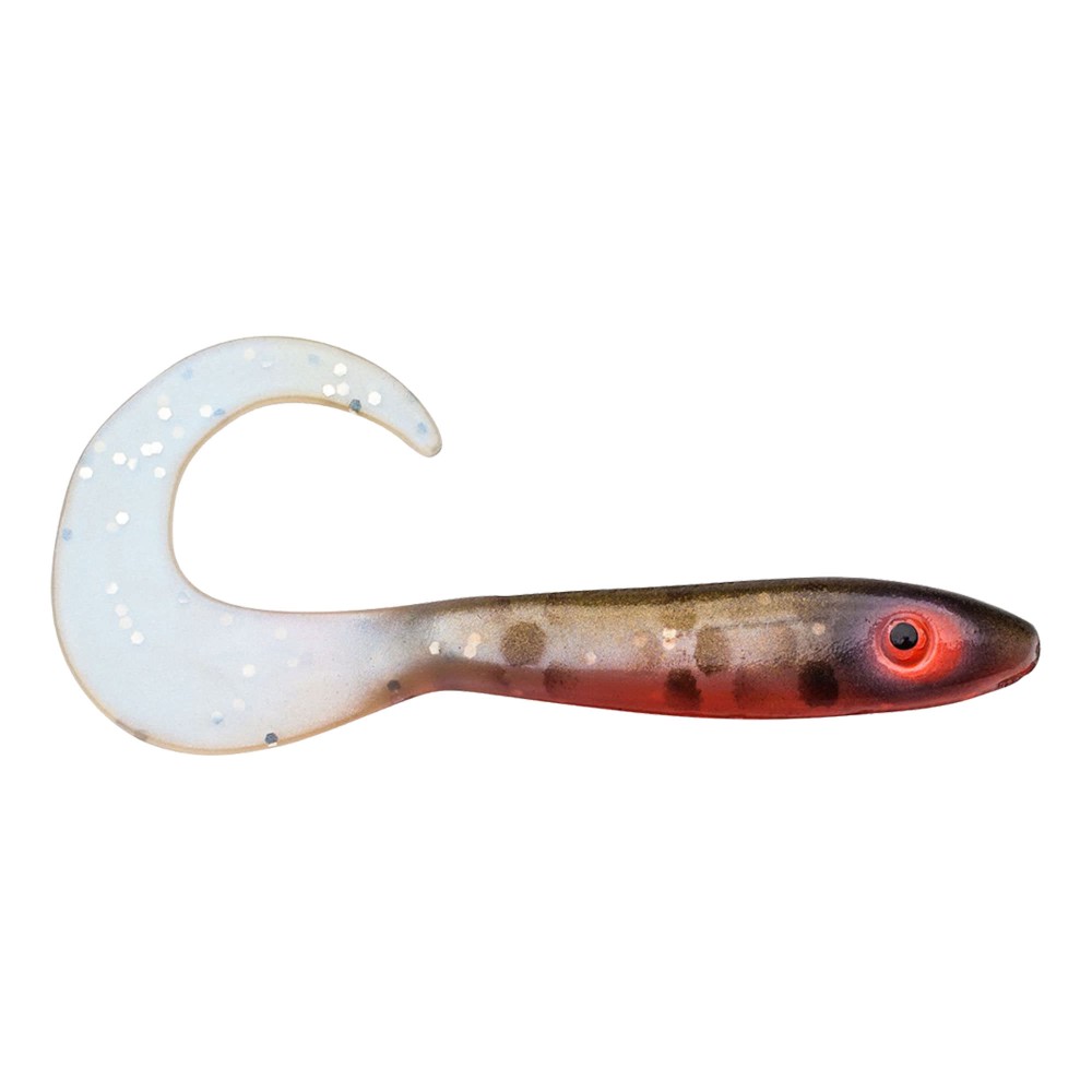 Svartzonker Sweden McRubber Tail Twister 11cm - Tiger Walleye - 4.5g - 10 Stück