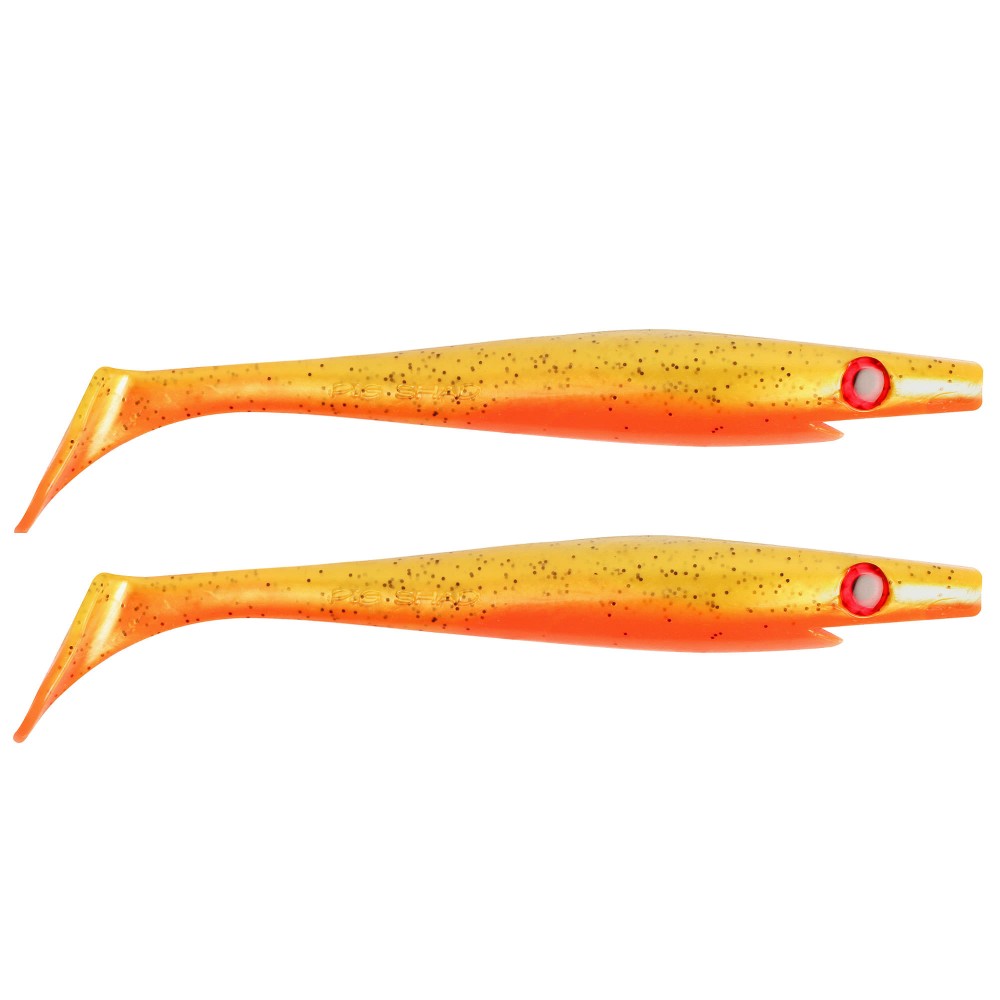 Strike Pro Pig Shad Junior 20cm - Goldie - 50g - 2 Stück