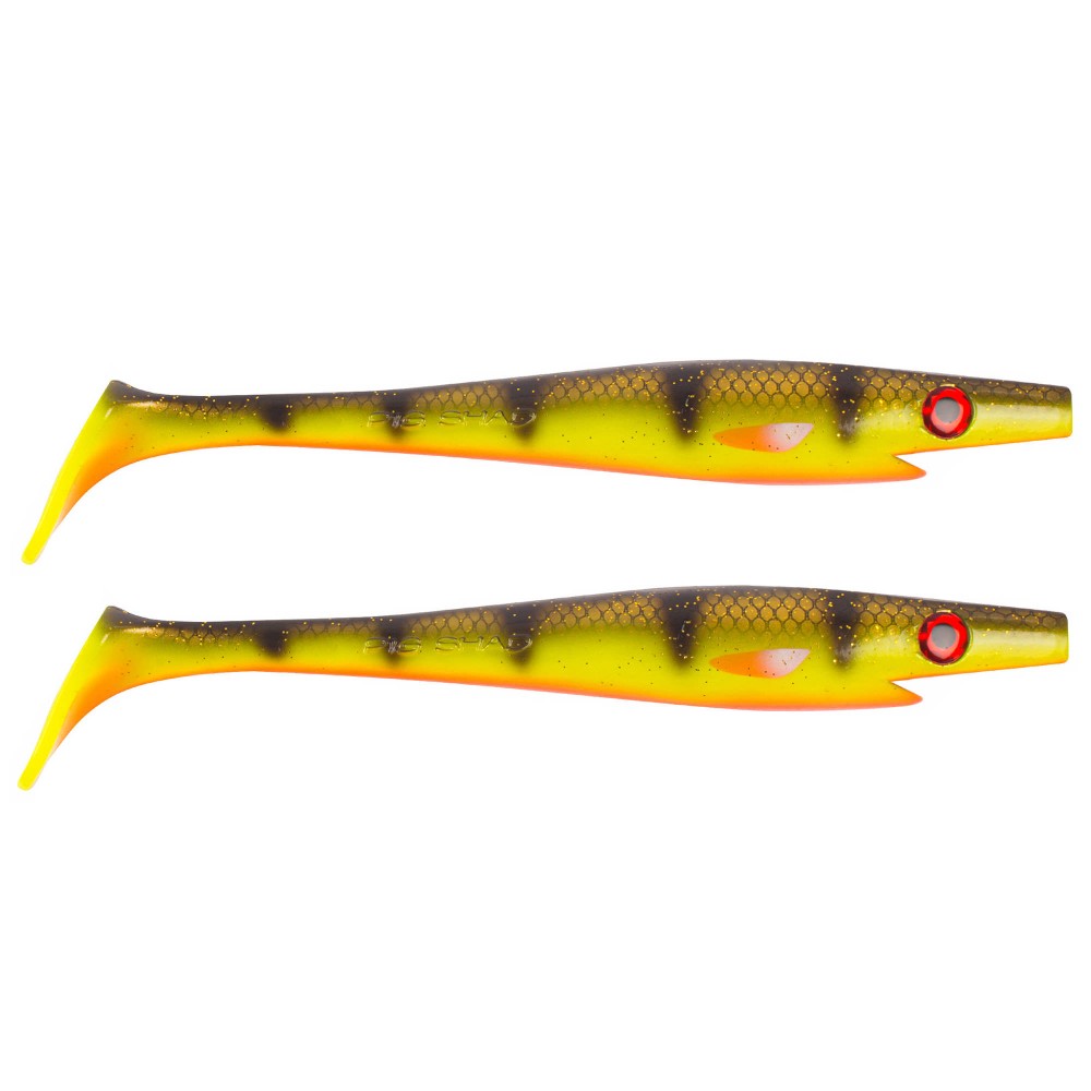 Strike Pro Pig Shad Junior 20cm - Hot Baitfish - 50g - 2 Stück