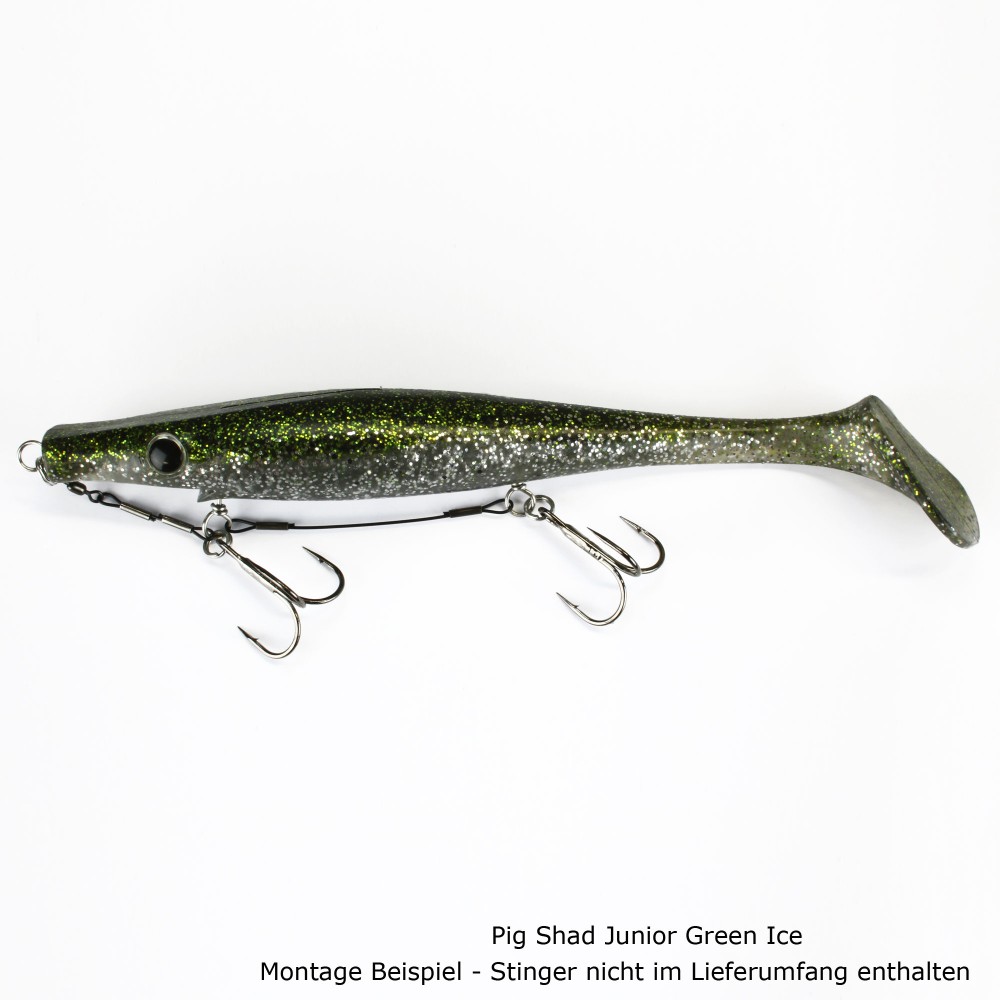 Strike Pro Pig Shad Junior 20cm - Blody Spotted Bullhead - 50g - 2 Stück