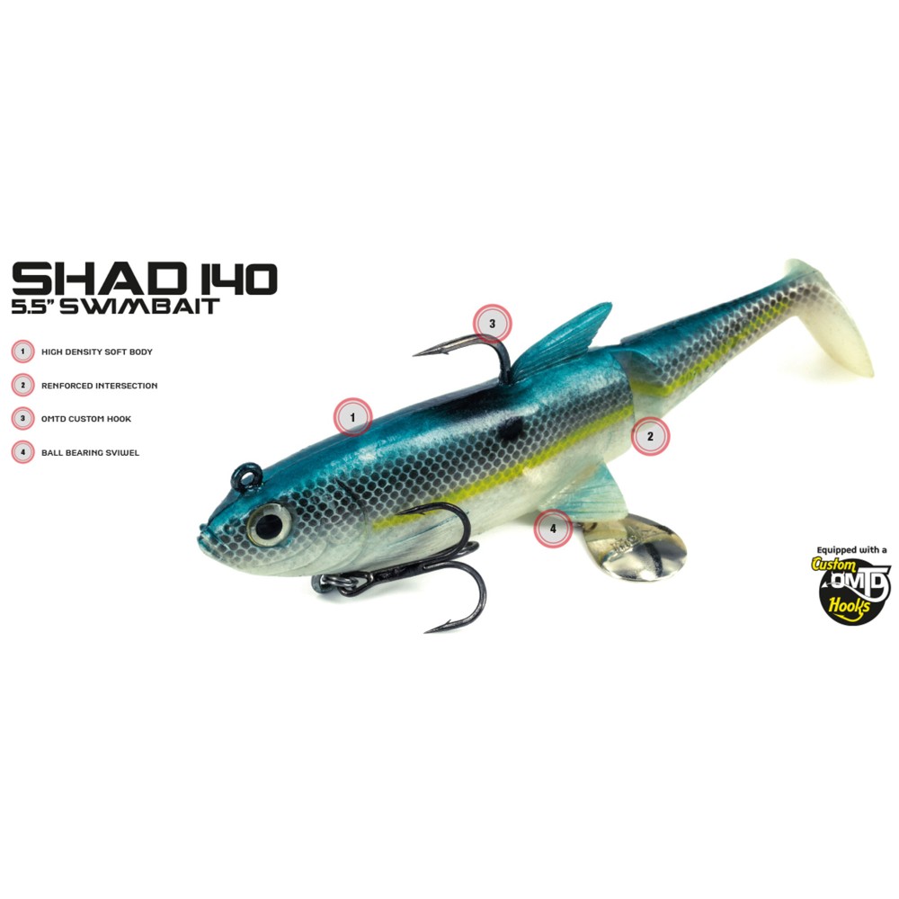 Molix Shad 140 14cm - Live Rainbow Trout