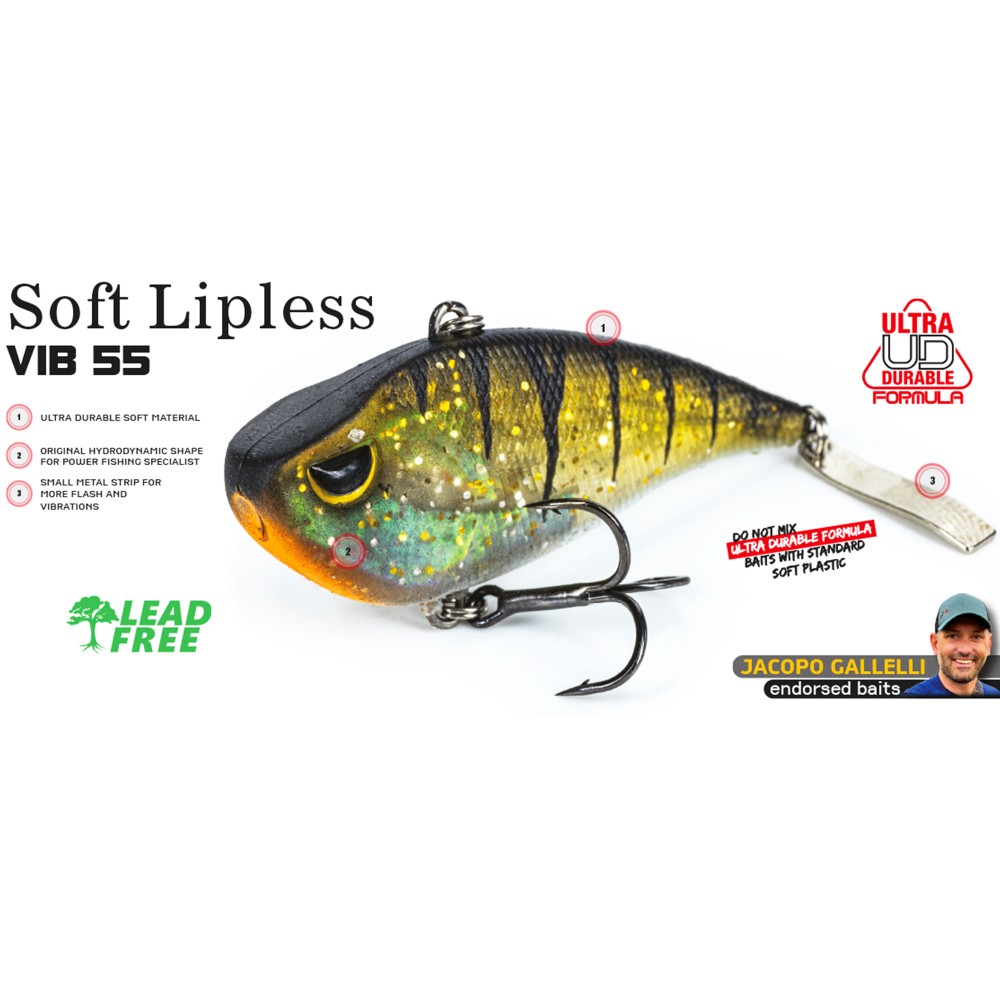 Molix Soft Lipless Vib 55 5,5cm - Mud Craw