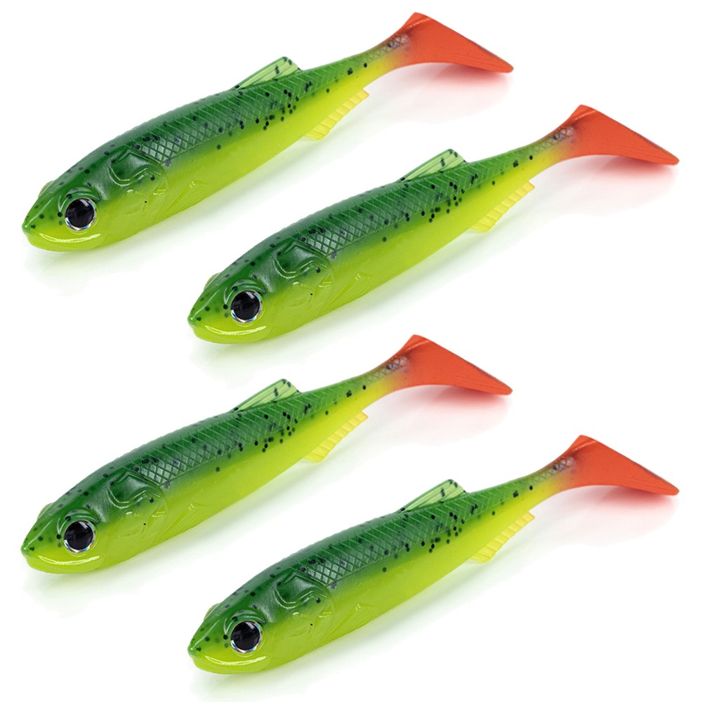 Molix Real Thing Shad 11,40cm - UV Orange Tail