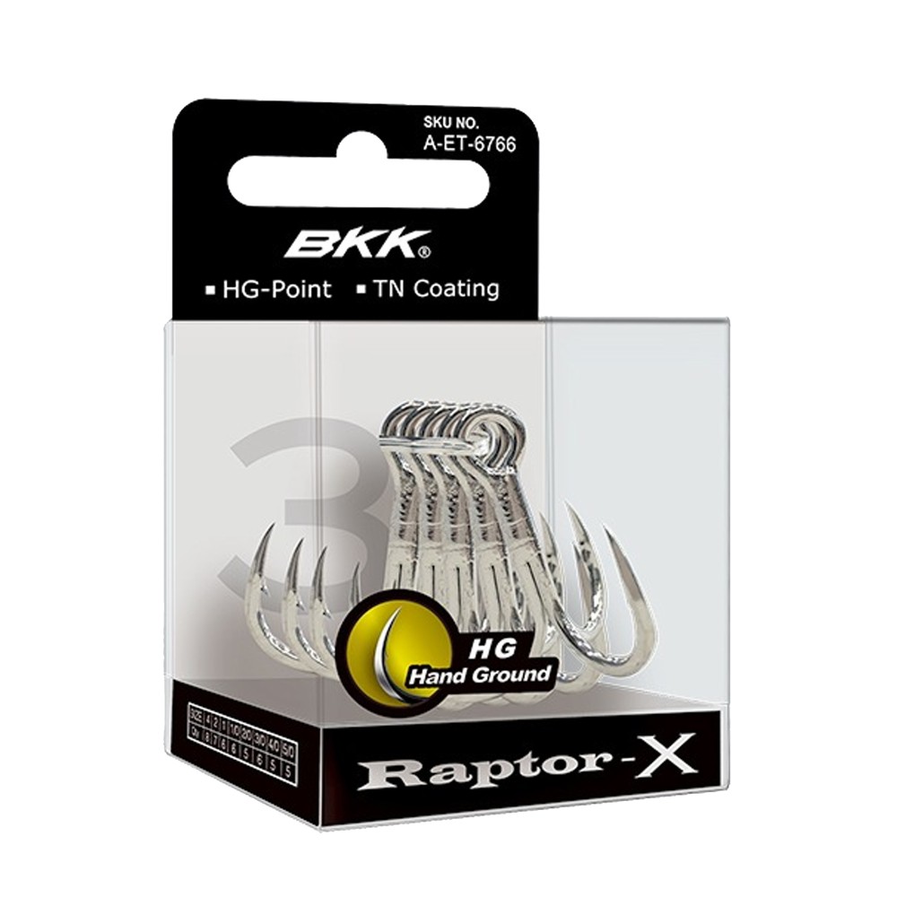 BKK Raptor-X Bright Tin - 9Stück - Gr.7