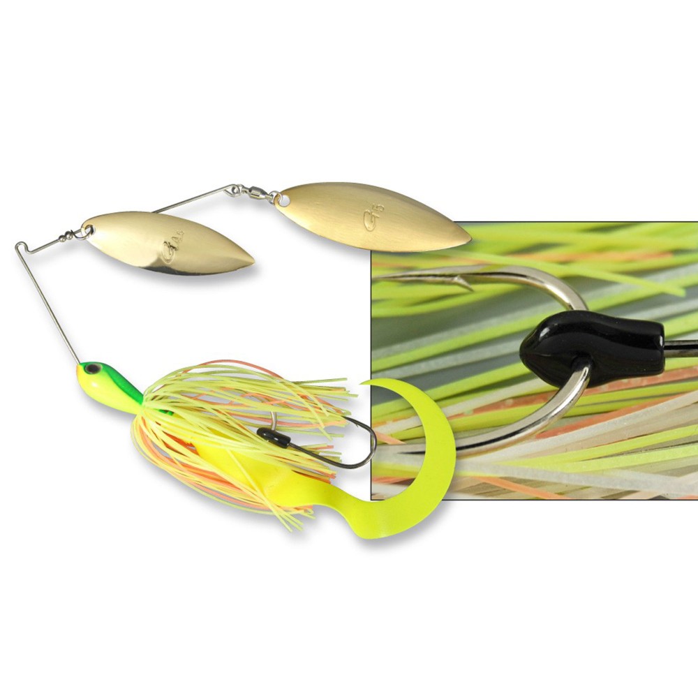 Gamakatsu Spinnerbait Trailer Hook NS Black - Gr.1 - 3Stück