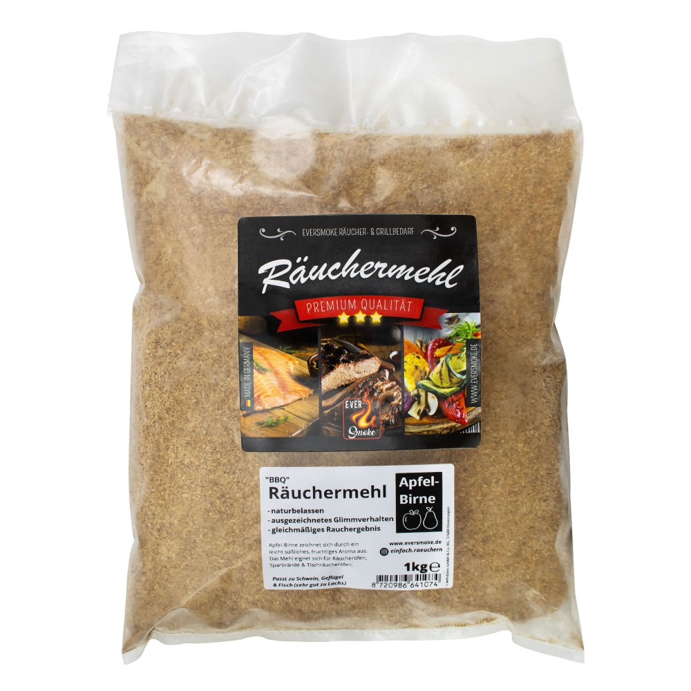 Eversmoke Premium "BBQ" Räuchermehl Apfel-Birne - 1kg