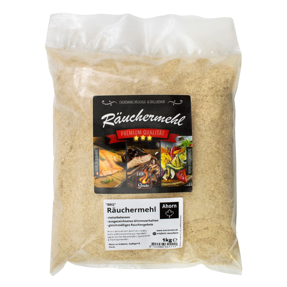 Eversmoke Premium "BBQ" Räuchermehl Ahorn - 1kg