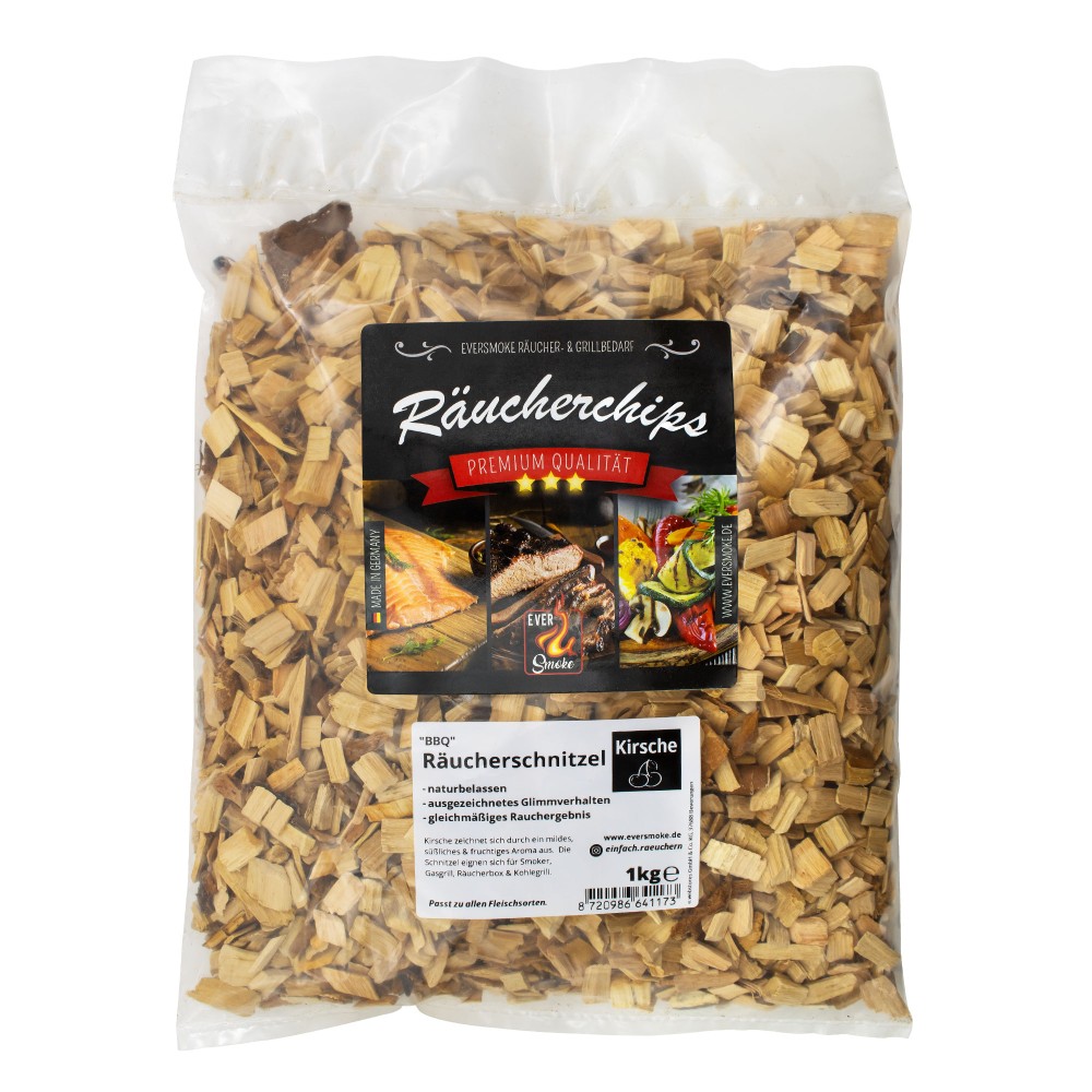 Eversmoke Premium "BBQ" Räucherschnitzel Kirschen Schnitzel - 1kg