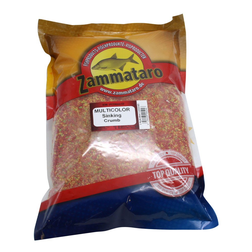 Zammataro Futterzusatz Sinking Crumb Multicolor 800g - Sinkende grobe Farbpartikel