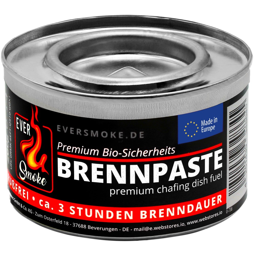 Eversmoke Premium Sicherheits Brennpaste / Brenngel 200g