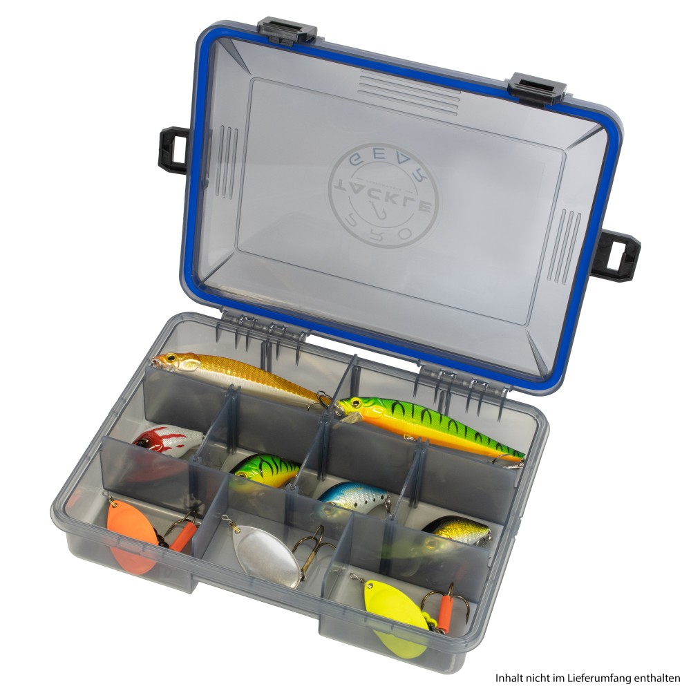 Pro Tackle Lure Box Shallow Köderbox grau - 23 x 17,5 x 5 cm