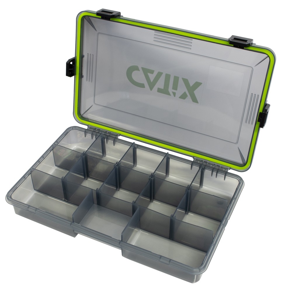 Catix Lure Box Zubehörbox grau - 27,5 x 18,0 x 5,0 cm