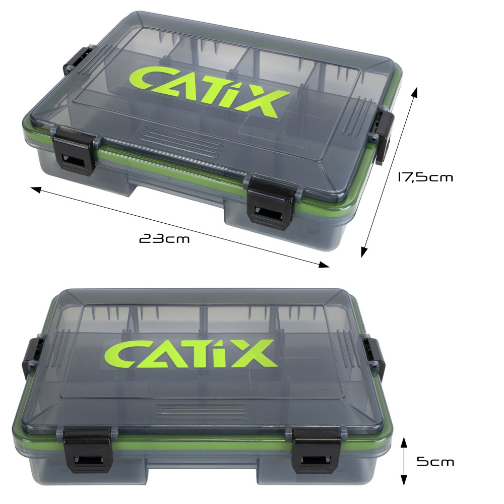 Catix Lure Box Zubehörbox grau - 23 x 17,5 x 5 cm