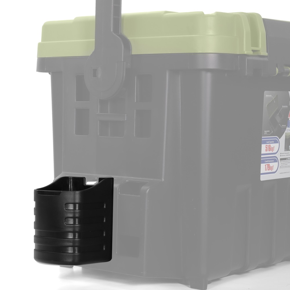 Pro Tackle Drink Holder Getränkehalter Hard - 8 x 8,9 x 10.4cm - Black