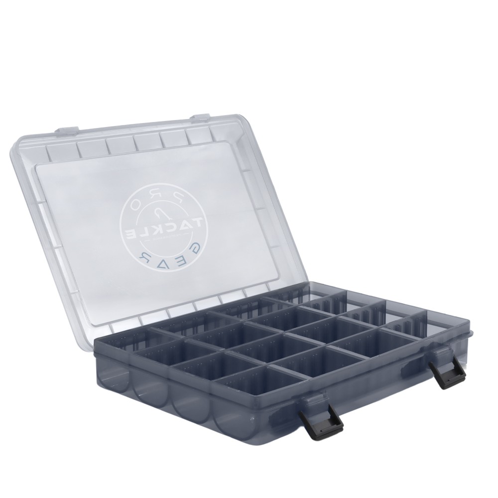 Pro Tackle Standard Tackle Box - Kunstköderbox grau - 25,5 x 18,5 x 4cm