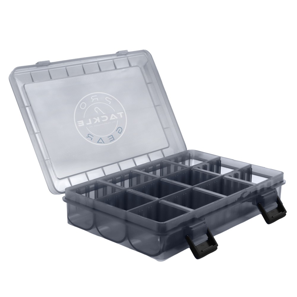 Pro Tackle Standard Tackle Box - Kunstköderbox grau - 20,5 x 14 x 4cm