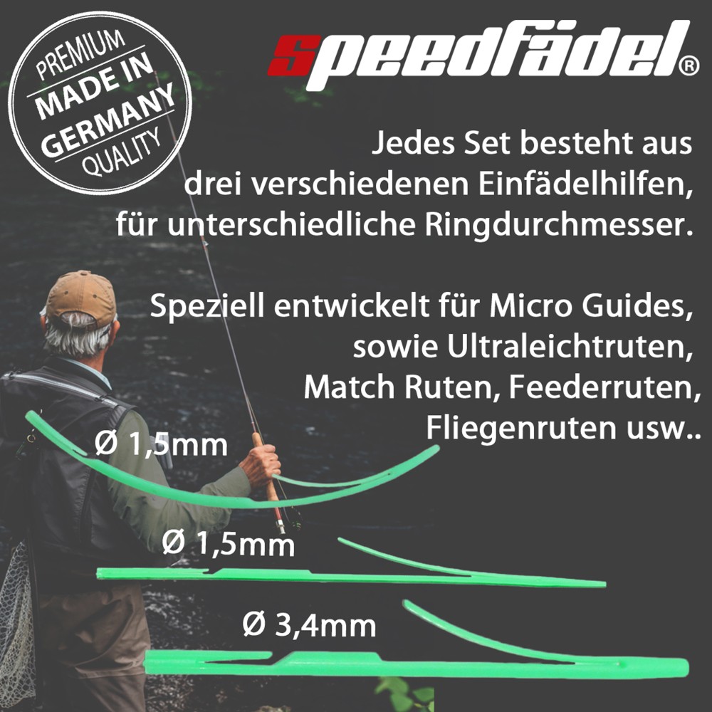 Speedfädel Einfädler 3er Set im Polybeutel