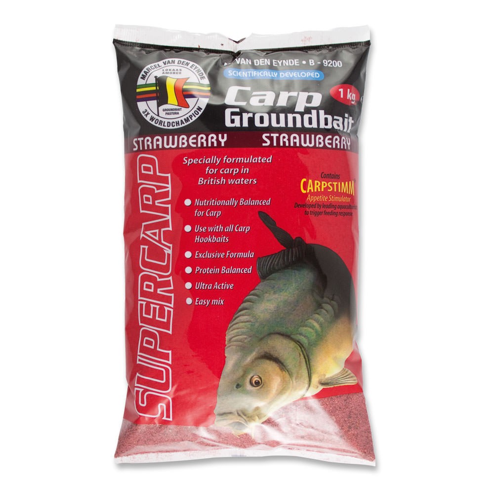 Van den Eynde Groundbait Supercarp Strawberry - 1kg