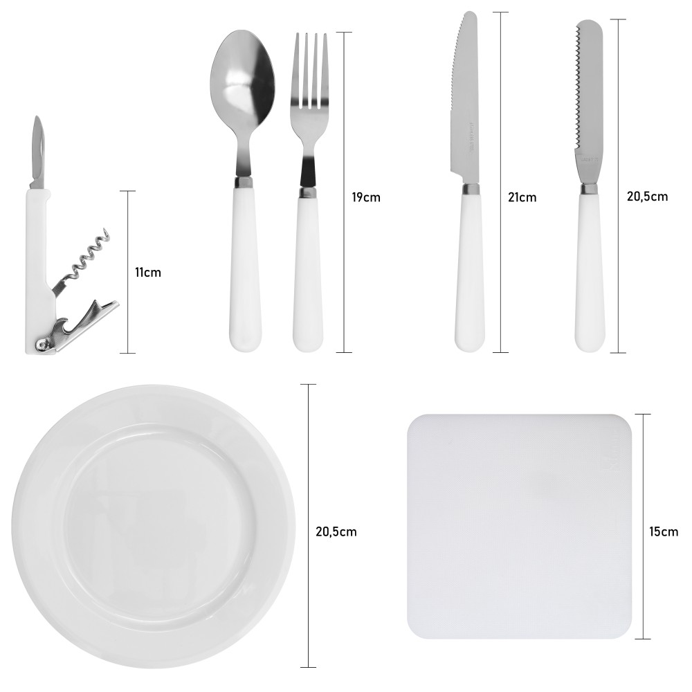 Catix Cutlery & Crockery Set 26 x 23 x 4cm