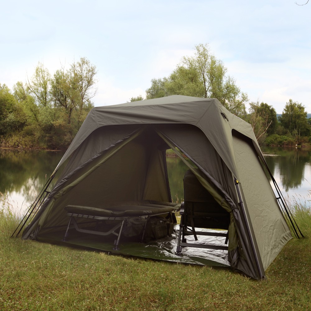 Solar Tackle SP Bankmaster Quick-Up Shelter Grün