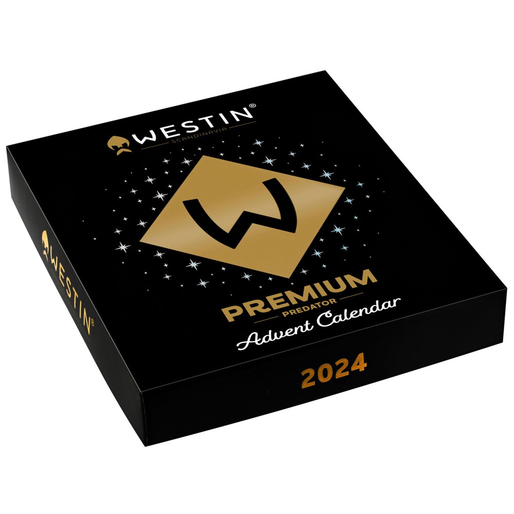 Westin Premium Predator Advent Calendar 2024 - Premium Raubfisch Adventskalender 2024 50 x 43 x8 cm - 24 Boxes