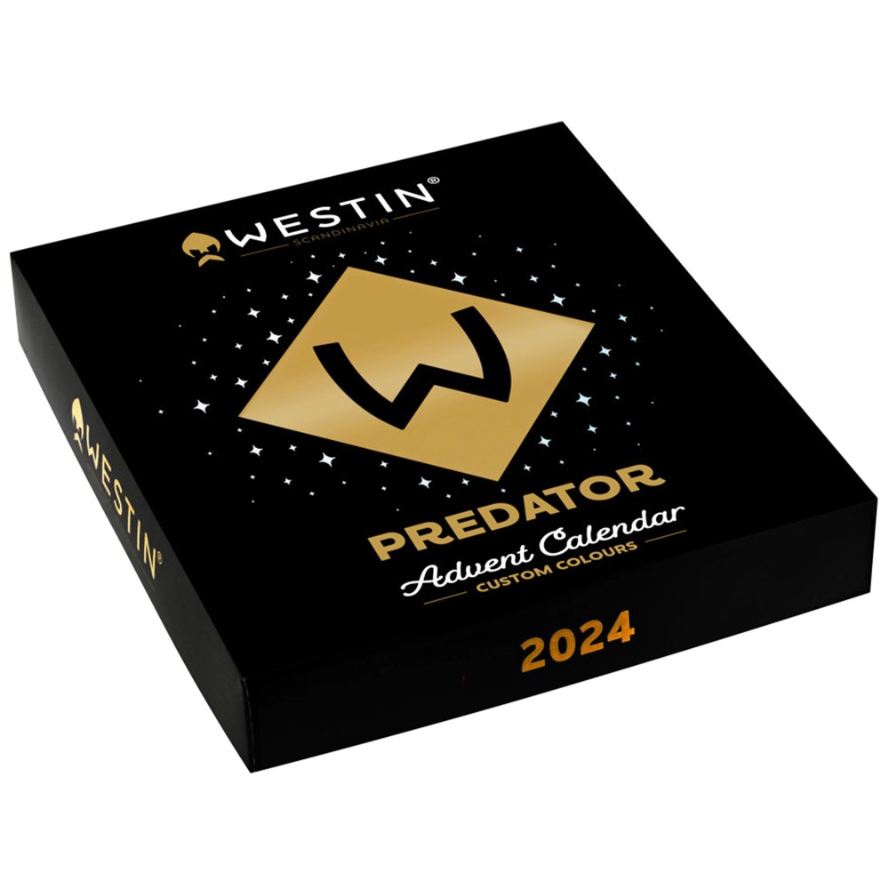 Westin Predator Advent Calendar 2024 - Raubfisch Adventskalender 2024 53 x 44 x 4,5 cm - 24 Boxes